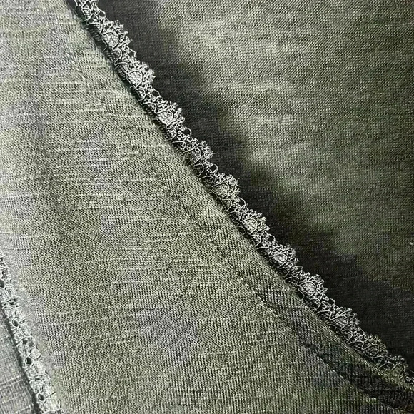 Torrid Cotton Modal Slub Ladder Trim V-Neck Babydoll Tank Top Size 1X Black - Picture 8 of 13